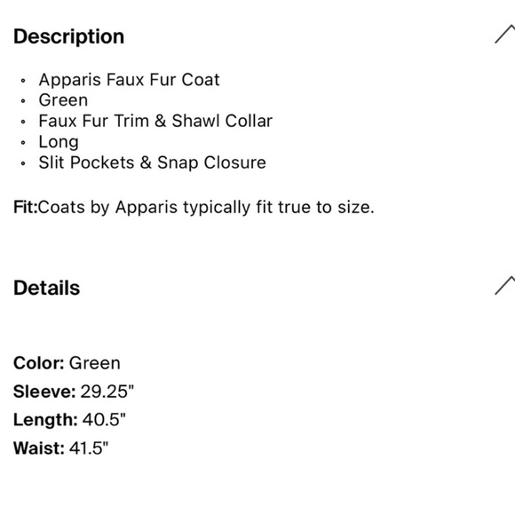 Apparis Faux Fur Coat - Picture 7 of 7